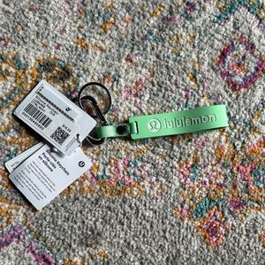 Lululemon Silicone Keychain
